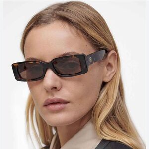 Anine Bing Napa Sunglasses Brown